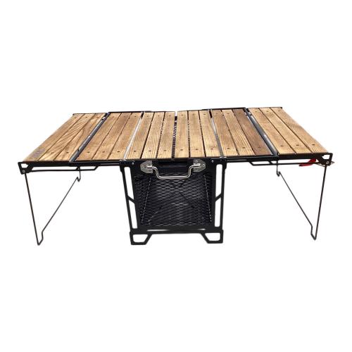 NATURE TONES (ネイチャートーンズ) アウトドアテーブル ブラウン サイドアップボックス&テーブル