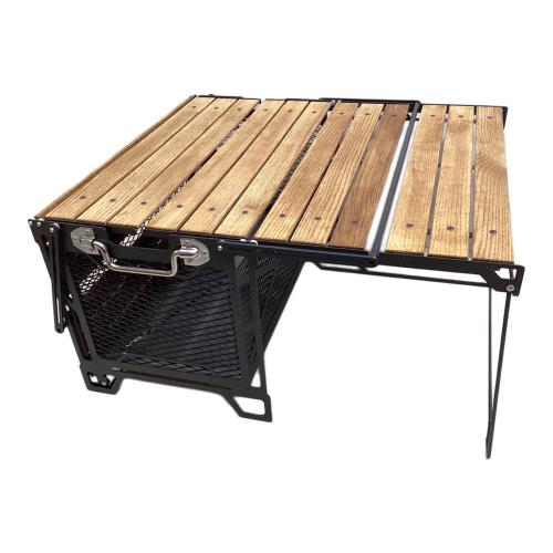 NATURE TONES (ネイチャートーンズ) アウトドアテーブル ブラウン サイドアップボックス&テーブル