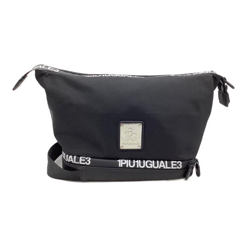 1piu1uguale3 (ウノピュウノウグァーレトレ) ゴルフバッグ ブラック プレートロゴ ポーチ