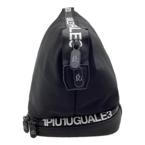 1piu1uguale3 (ウノピュウノウグァーレトレ) ゴルフバッグ ブラック プレートロゴ ポーチ