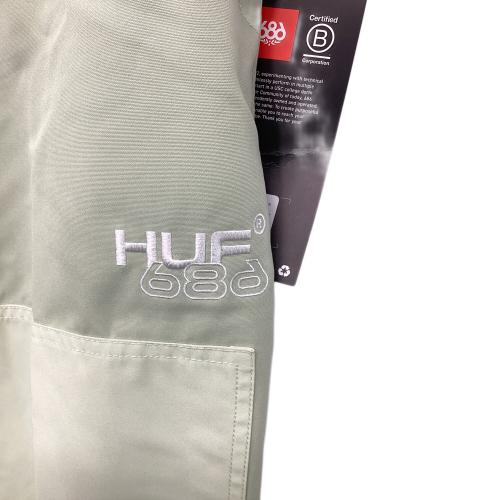 686 (シックスエイトシックス) スノーボードウェア(パンツ) メンズ SIZE XL グリーン 25-26年モデル HUF DOUBLE H SHELL PANT