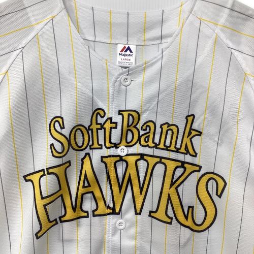 福岡ソフトバンクホークス (フクオカソフトバンクホークス) 2025年ファンクラブ特典 応援グッズ 柳町達【32】 SIZE L ホワイト×イエロー
