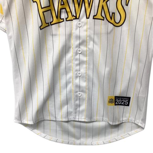 福岡ソフトバンクホークス (フクオカソフトバンクホークス) 2025年ファンクラブ特典 応援グッズ 柳町達【32】 SIZE L ホワイト×イエロー