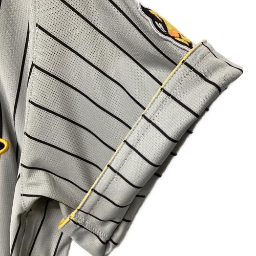 阪神タイガース (ハンシンタイガース) 2024年ビジター 応援グッズ 中野 拓夢【51】 SIZE O グレー