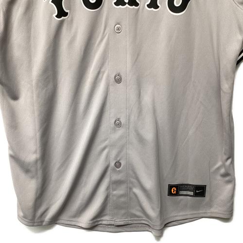 読売ジャイアンツ (ヨミウリジャイアンツ) ビジターレプリカユニフォーム 応援グッズ 萩尾 匡也【12】 SIZE XL グレー×ブラック