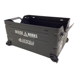 Snow peak (スノーピーク) 収納ケース シェルフコンテナ25 ブラック塗装品