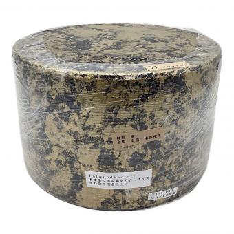 Fatwood Factory (ファットウッド ファクトリー) 本漆塗り黒金薪割り台Lサイズ 重ね塗り黒金仕上げ 焚火台用品