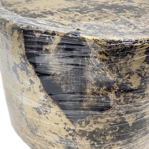 Fatwood Factory (ファットウッド ファクトリー) 本漆塗り黒金薪割り台Lサイズ 重ね塗り黒金仕上げ 焚火台用品