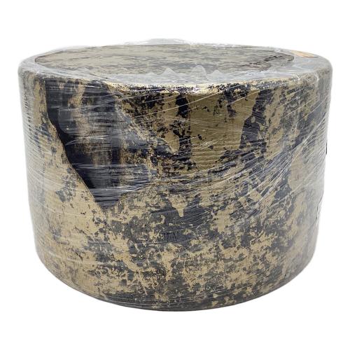 Fatwood Factory (ファットウッド ファクトリー) 本漆塗り黒金薪割り台Lサイズ 重ね塗り黒金仕上げ 焚火台用品