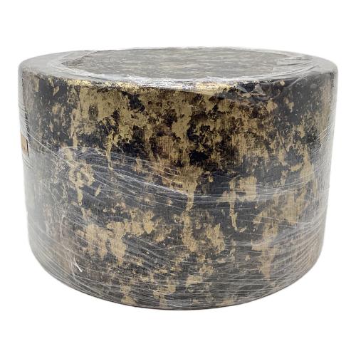 Fatwood Factory (ファットウッド ファクトリー) 本漆塗り黒金薪割り台Lサイズ 重ね塗り黒金仕上げ 焚火台用品