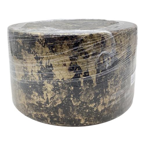 Fatwood Factory (ファットウッド ファクトリー) 本漆塗り黒金薪割り台Lサイズ 重ね塗り黒金仕上げ 焚火台用品