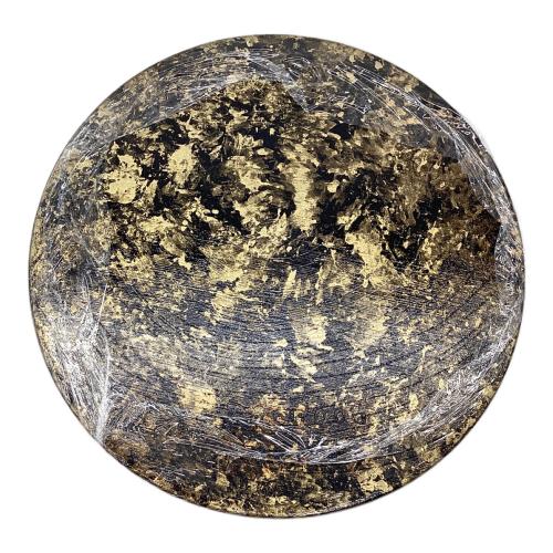 Fatwood Factory (ファットウッド ファクトリー) 本漆塗り黒金薪割り台Lサイズ 重ね塗り黒金仕上げ 焚火台用品