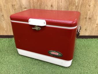 Coleman (コールマン) スチールベルトクーラー クーラーボックス 54QT(約51L) レッド×ホワイト
