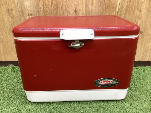 Coleman (コールマン) スチールベルトクーラー クーラーボックス 54QT(約51L) レッド×ホワイト