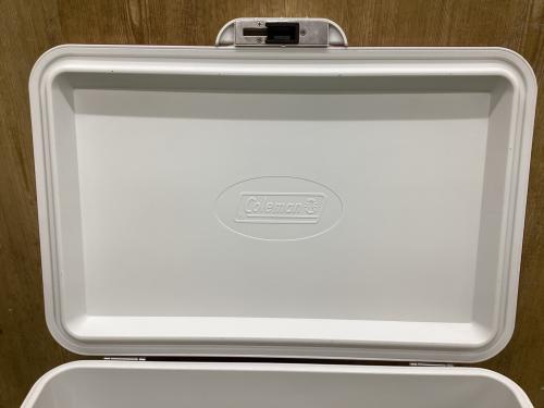 Coleman (コールマン) スチールベルトクーラー クーラーボックス 54QT(約51L) レッド×ホワイト