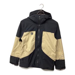 Quiksilver (クイックシルバー) FOREVER STRETCH GORE-TEX JK スノーボードウェア(ジャケット) メンズ SIZE L ベージュ×ブラック