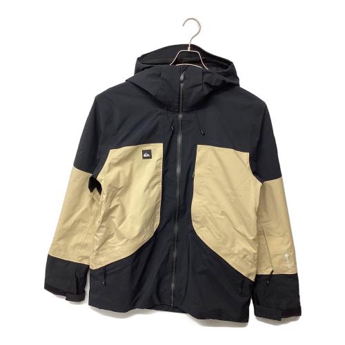Quiksilver (クイックシルバー) FOREVER STRETCH GORE-TEX JK スノーボードウェア(ジャケット) メンズ SIZE L ベージュ×ブラック