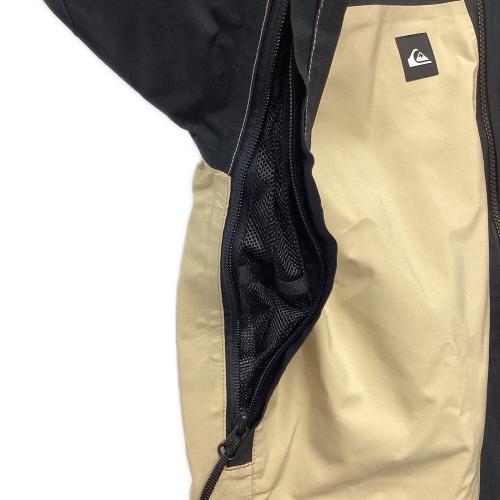 Quiksilver (クイックシルバー) FOREVER STRETCH GORE-TEX JK スノーボードウェア(ジャケット) メンズ SIZE L ベージュ×ブラック
