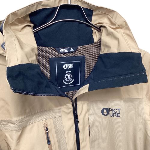 PICTURE (ピクチャー) スノーボードウェア(ジャケット) メンズ SIZE L ベージュ×ブラック
