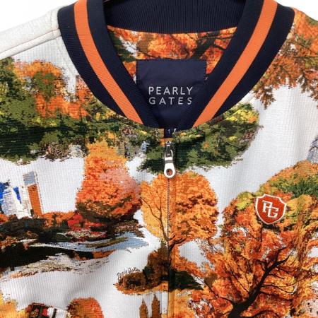 PEARLY GATES レインウェア ゴルフ　グレー オレンジ　0サイズ PEARLY GATES (パーリーゲイツ) ゴルフウェア(トップス) 055-8220902