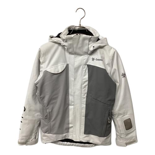 GOLDWIN (ゴールドウイン) ストリームジャケット スキーウェア(ジャケット) G11821P メンズ SIZE XS ホワイト×グレー