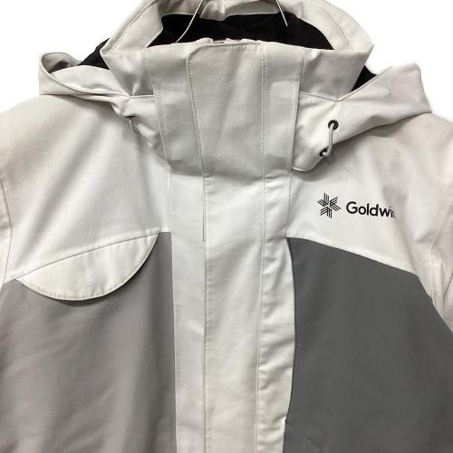 GOLDWIN (ゴールドウイン) ストリームジャケット スキーウェア(ジャケット) G11821P メンズ SIZE XS ホワイト×グレー