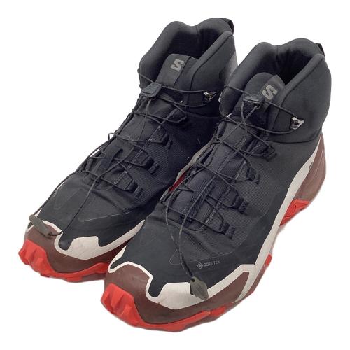 SALOMON (サロモン) Cross Hike Mid GTX 2 ミドルカット トレッキングシューズ 417359 メンズ SIZE 27cm ブラック×レッド