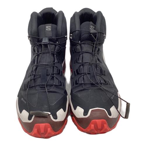 SALOMON (サロモン) Cross Hike Mid GTX 2 ミドルカット トレッキングシューズ 417359 メンズ SIZE 27cm ブラック×レッド