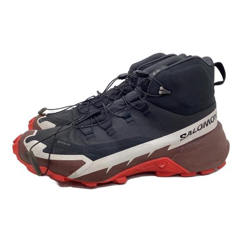 SALOMON (サロモン) Cross Hike Mid GTX 2 ミドルカット トレッキングシューズ 417359 メンズ SIZE 27cm ブラック×レッド