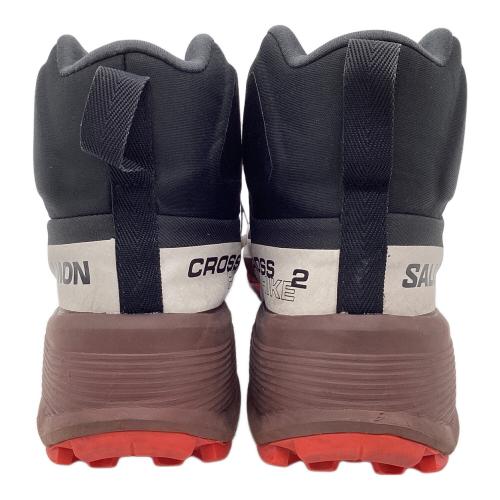 SALOMON (サロモン) Cross Hike Mid GTX 2 ミドルカット トレッキングシューズ 417359 メンズ SIZE 27cm ブラック×レッド