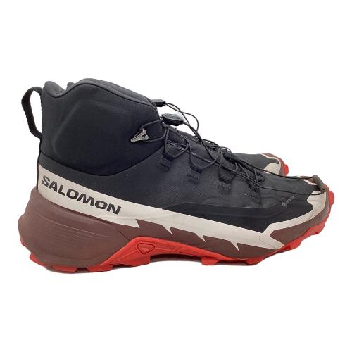 SALOMON (サロモン) Cross Hike Mid GTX 2 ミドルカット トレッキングシューズ 417359 メンズ SIZE 27cm ブラック×レッド