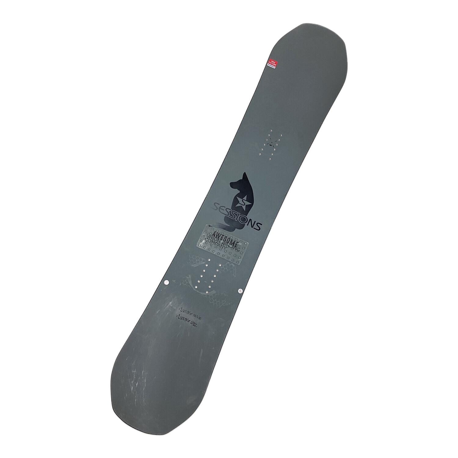 SESSIONS (セッションズ) AWESOME スノーボード 153cm グレー