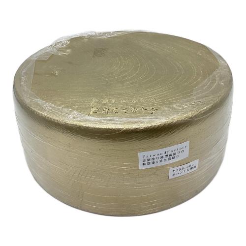 Fatwood Factory (ファットウッド ファクトリー) 金漆塗り薄型薪割り台 特選漆5重金箔貼り 焚火台用品