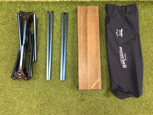 mont-bell (モンベル) アウトドアテーブル 1122636 ブラウン マルチフォールディングテーブルワイド