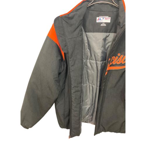 サンフランシスコ・ジャイアンツ 応援グッズ ダグアウトジャケット SIZE M ブラック×オレンジ