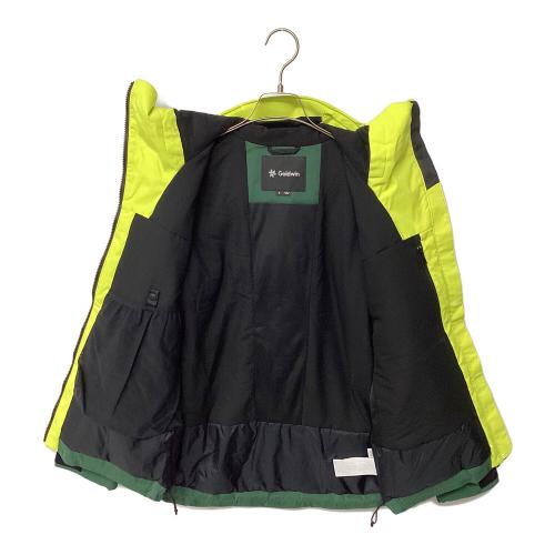 GOLDWIN (ゴールドウイン) 2-Tone Color Hooded Jacket スキーウェア(ジャケット) G13303 メンズ SIZE S グリーン×イエロー