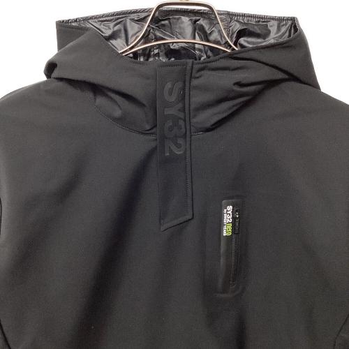 sy32 by sweet years (エスワイサーティトゥバイスィートイヤーズ) ゴルフウェア(トップス) NERO2306 WOVEN SOLOTEX FRENCH TEREE PARKA メンズ SIZE M ブラック