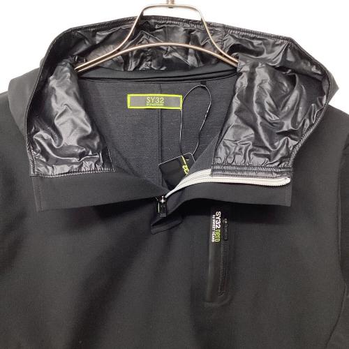 sy32 by sweet years (エスワイサーティトゥバイスィートイヤーズ) ゴルフウェア(トップス) NERO2306 WOVEN SOLOTEX FRENCH TEREE PARKA メンズ SIZE M ブラック