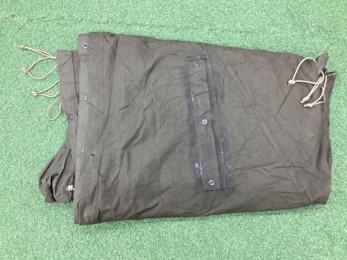 ポーランド軍 (ポーランドグン) 軍幕 ヨゴレ・ペイント有 サイズ2 2枚セット