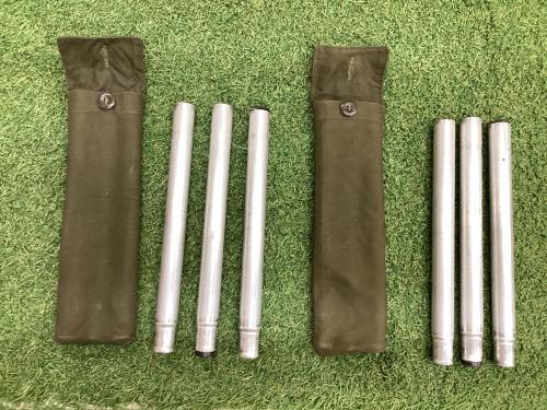 ポーランド軍 (ポーランドグン) 軍幕 ヨゴレ・ペイント有 サイズ2 2枚セット