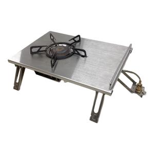 Snow peak (スノーピーク) シングルガスバーナー GS-400 2015年5月製 ギガパワープレートバーナーLI 動作確認済み PSLPGマーク有