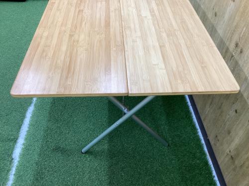 Snow peak (スノーピーク) アウトドアテーブル カバー色ヤケ有 ワンアクションテーブルロング竹