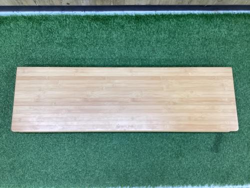 Snow peak (スノーピーク) アウトドアテーブル カバー色ヤケ有 ワンアクションテーブルロング竹