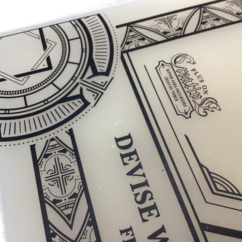 DEVISE WORKS (デバイスワークス) アウトドア雑貨 ホワイト CUTTING MAT