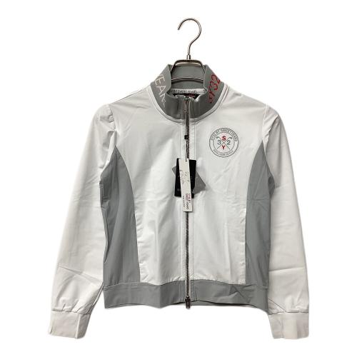 sy32 by sweet years (エスワイサーティトゥバイスィートイヤーズ) アウター ゴルフウェア(トップス) SYG-22A01W CARVICO STRETCH ZIP UP JK レディース SIZE M ホワイト
