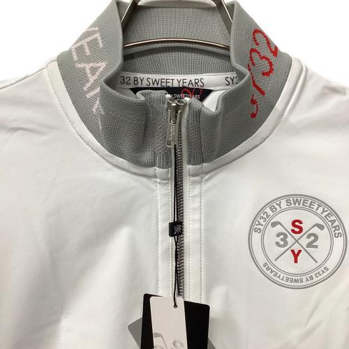 sy32 by sweet years (エスワイサーティトゥバイスィートイヤーズ) アウター ゴルフウェア(トップス) SYG-22A01W CARVICO STRETCH ZIP UP JK レディース SIZE M ホワイト