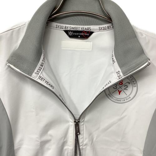 sy32 by sweet years (エスワイサーティトゥバイスィートイヤーズ) アウター ゴルフウェア(トップス) SYG-22A01W CARVICO STRETCH ZIP UP JK レディース SIZE M ホワイト