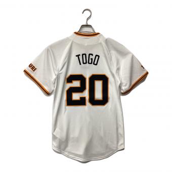 読売ジャイアンツ (ヨミウリジャイアンツ) 2025年ホーム 優勝ワッペン付 応援グッズ 戸郷翔征【20】 SIZE XS ホワイト