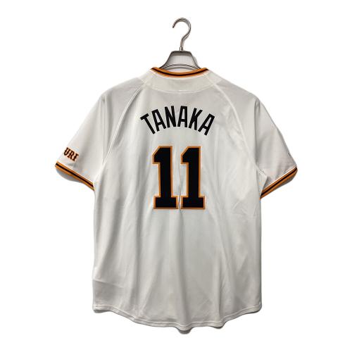 読売ジャイアンツ (ヨミウリジャイアンツ) 2025年ホーム 優勝ワッペン付 応援グッズ 田中将大【11】 SIZE M ホワイト