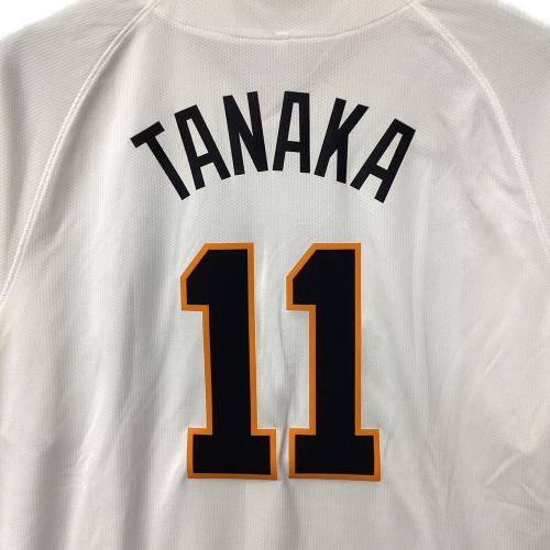 読売ジャイアンツ (ヨミウリジャイアンツ) 2025年ホーム 優勝ワッペン付 応援グッズ 田中将大【11】 SIZE M ホワイト